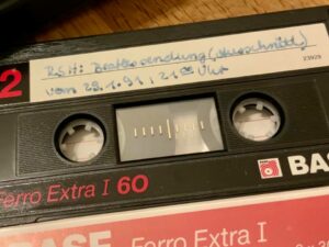 Kassette 1991 Beatlessendung bei R.SH